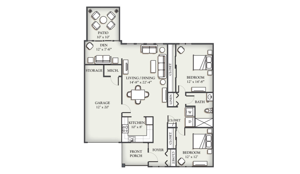  The Ashby Townhome -1185SquareFeet