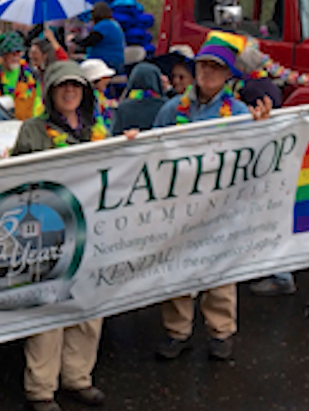 Lathrop senior living residents attend Pride parade in Northampton